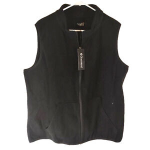 NWT Xeoxarel Women's Fleece Vest with 6 Pockets Black size XXL